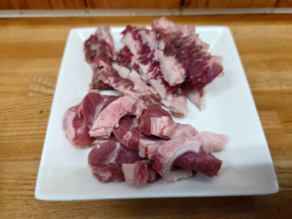 生ラムと朱蔵カルビ