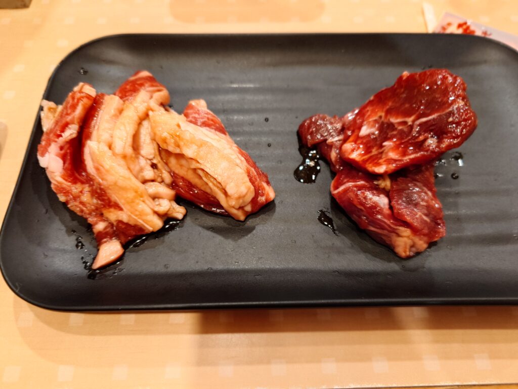 安安カルビと安安ロース