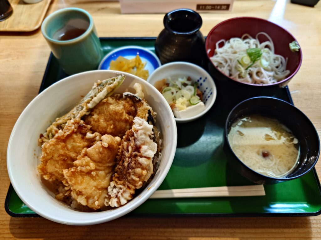 イカ天丼定食