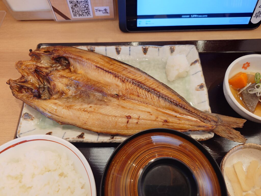 札幌市 東区 伏古 元町駅 ごはん家 うお福 伏古店 ほっけ一夜干し