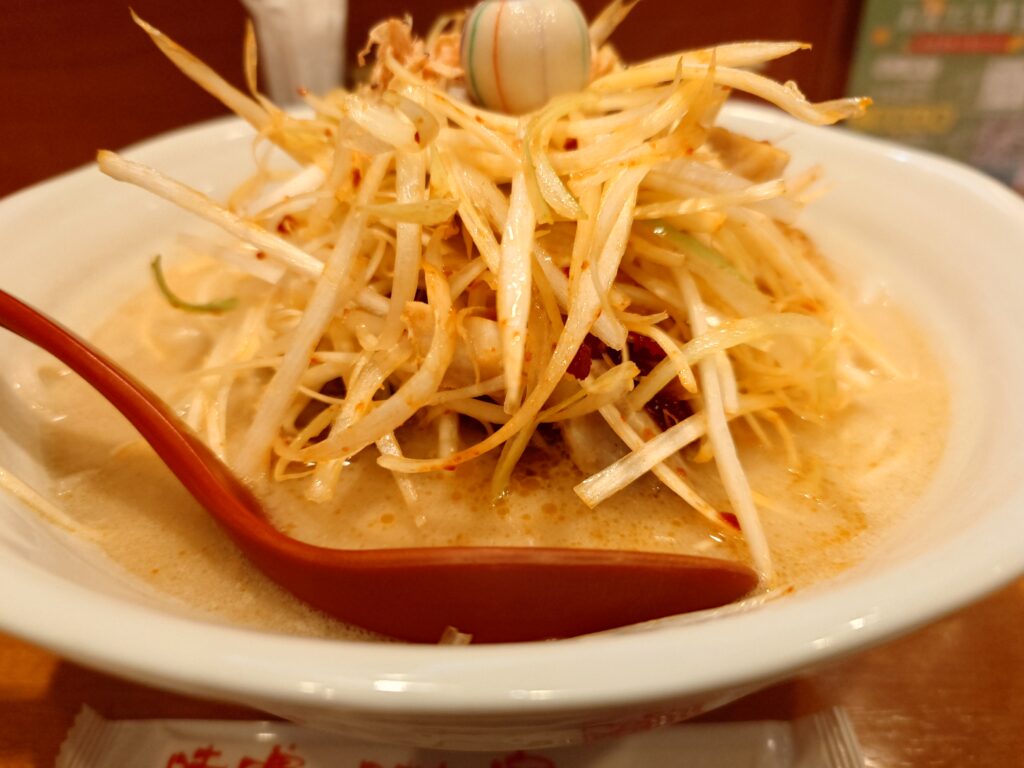 札幌市 東区 新道東駅 イオン札幌元町 麺場 田所商店 イオン札幌元町店 加賀百万石味噌らーめんアップ