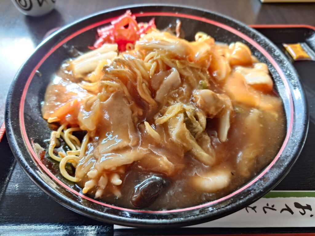札幌市 東区 環状通東駅 苗穂通り しあわせ食堂 あんかけ焼きそば
