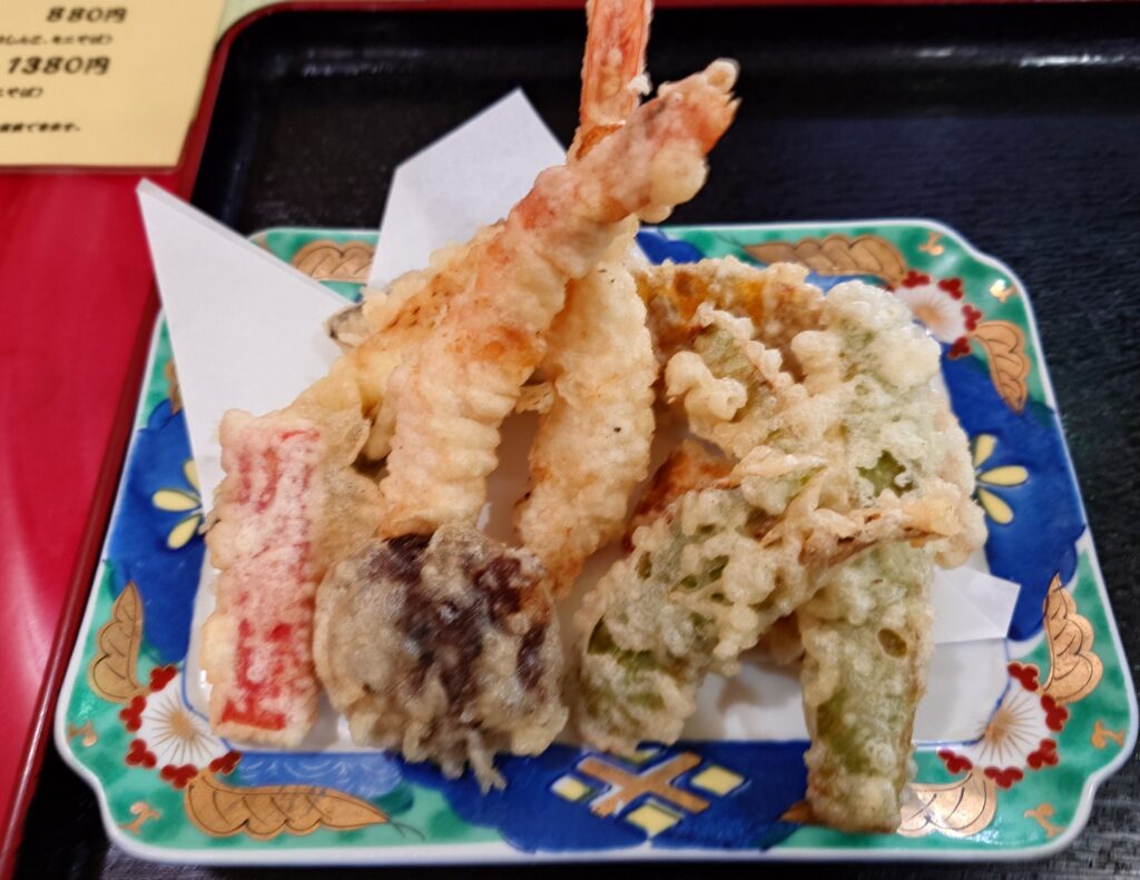 札幌市 東区 東区役所駅前駅 そば処 本陣 本店 えび天ぷら