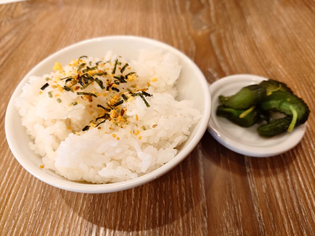 札幌市 東区 東苗穂 元町駅 横浜家系ラーメン 銀家 東苗穂店 サービスライス