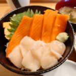 銀鮭・ホタテ丼