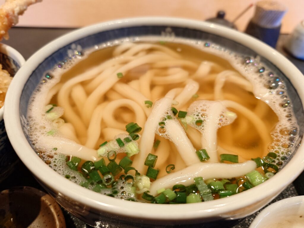 札幌市 西区 八軒 八軒駅 うどん家こむぎ かけうどん(アップ)