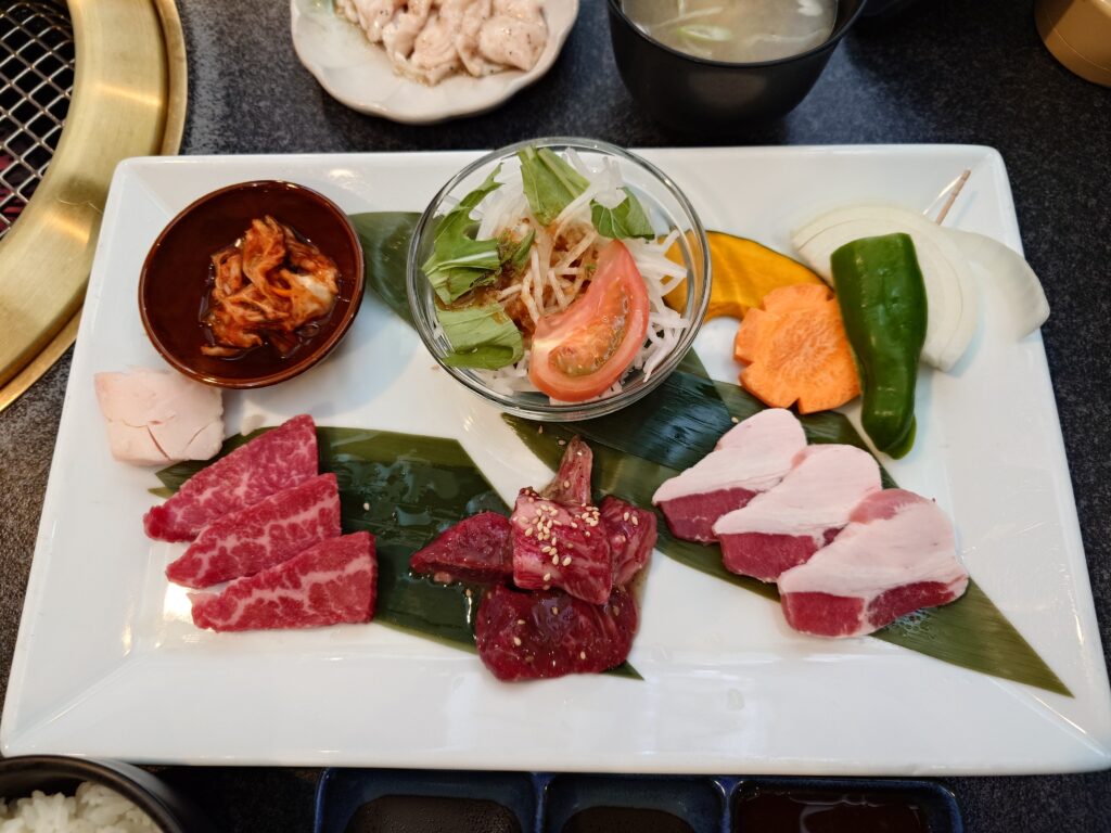 札幌市 白石区 白石駅 肉の割烹 田村 菊水元町店 3種の焼肉