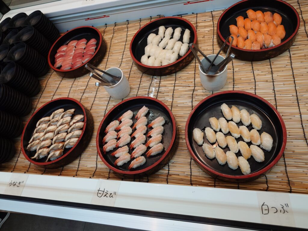 石狩市 花川 百合が原駅 活菜旬魚 さんかい 石狩花川店 お寿司コーナー