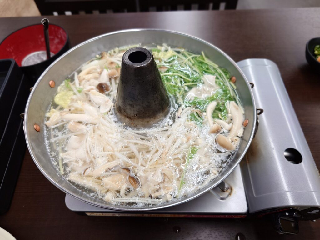 石狩市 花川 百合が原駅 活菜旬魚 さんかい 石狩花川店 しゃぶしゃぶ鍋