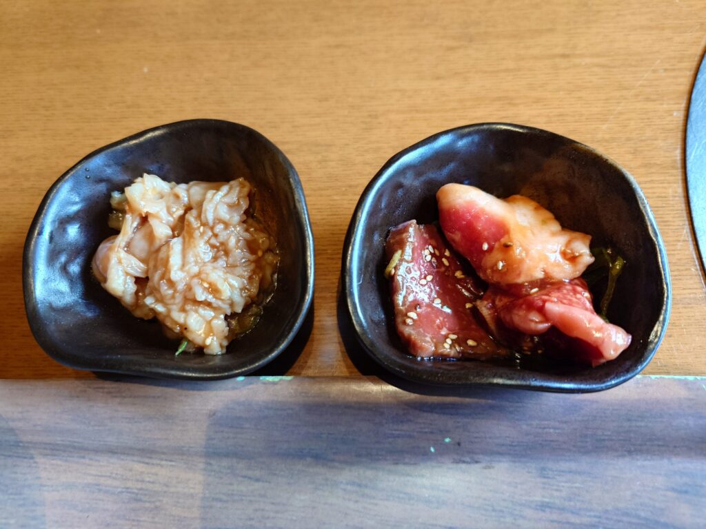 札幌市 北区 太平駅 焼肉 平和園 太平店 ちょい足しミノと平和園カルビ