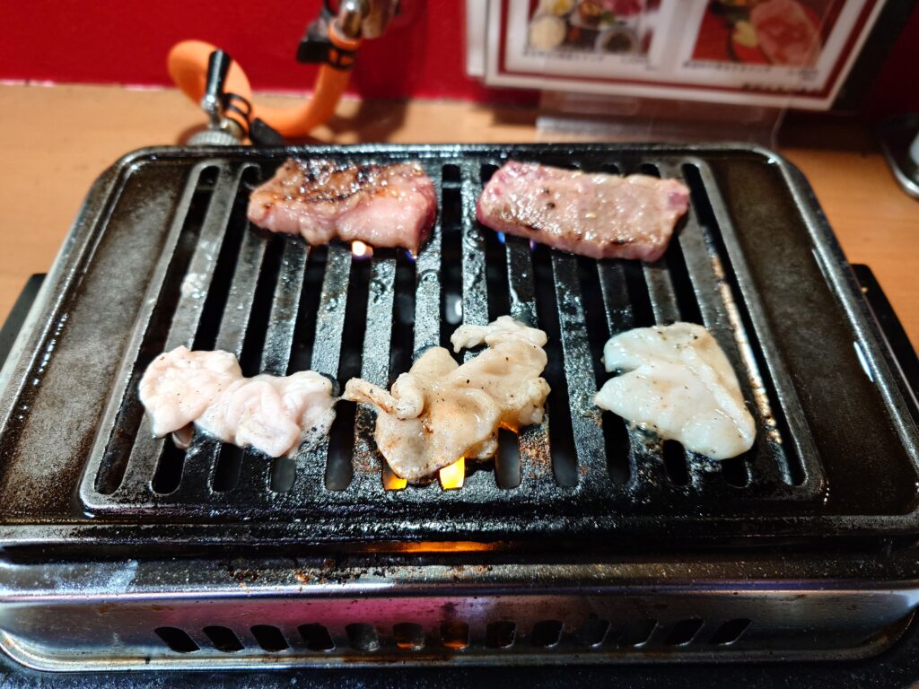 札幌市 東区 元町駅 やきにく荒ちゃん ガスプレート