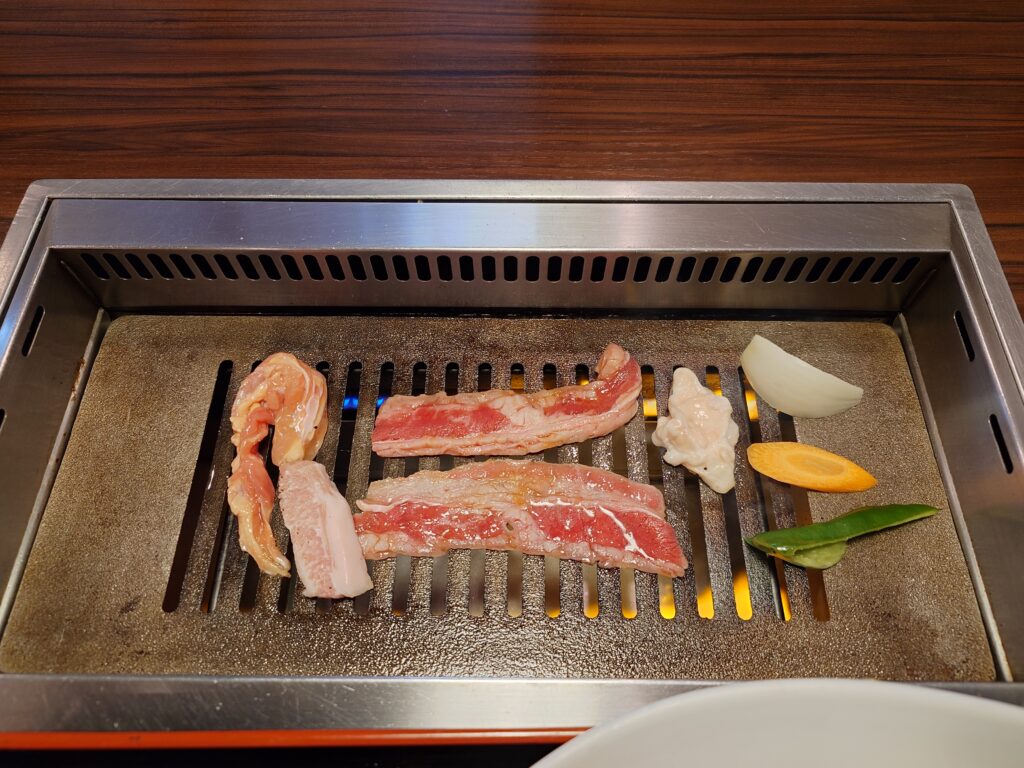 札幌市 北区 大平駅 焼肉家かねよし 屯田店 ガスプレート