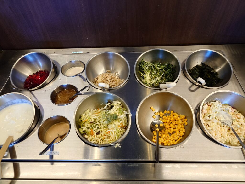 札幌市 東区 栄町駅 つどーむ クリスタル ジョジョ 栄町店 サラダコーナー