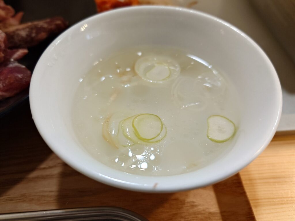 札幌市 西区 琴似駅 焼肉 李門 スープ