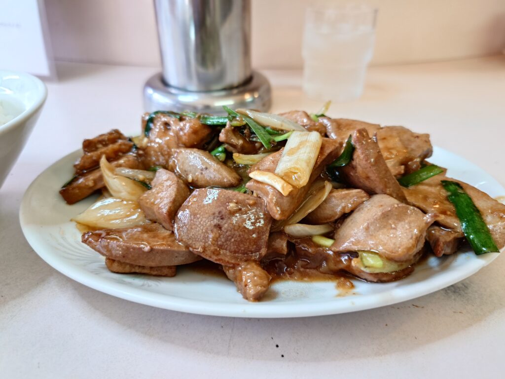 札幌市 北区 北24条駅 大衆中華 宝来 北24条店 レバニラ炒め