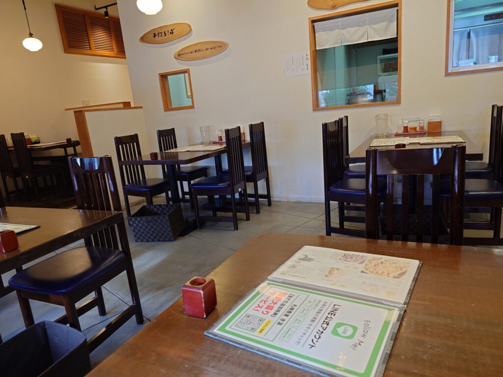 札幌市 東区 東区役所前駅 札幌蕎麦 き凛 内観