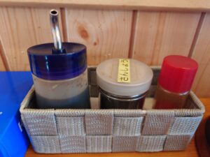 札幌市 西区 八軒 八軒駅 たかが豚丼されど豚丼のミルキィウェイ 卓上調味料