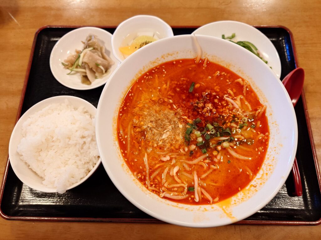 札幌市 東区 栄町駅 玉林酒家 担々麵ランチ