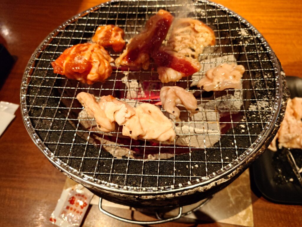 札幌市 北区 北24条駅 七輪焼肉 安安 札幌北24条店 炭火焼き