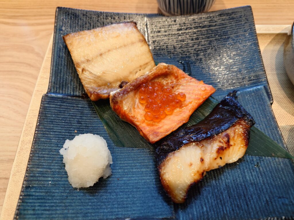 札幌市 中央区 苗穂駅 まごころ食堂 焼魚3種