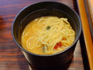 札幌市 東区 元町駅 宮の森・北24条通 ガスト 札幌元町店 〆の中華麺＋追い出汁（こく味噌）