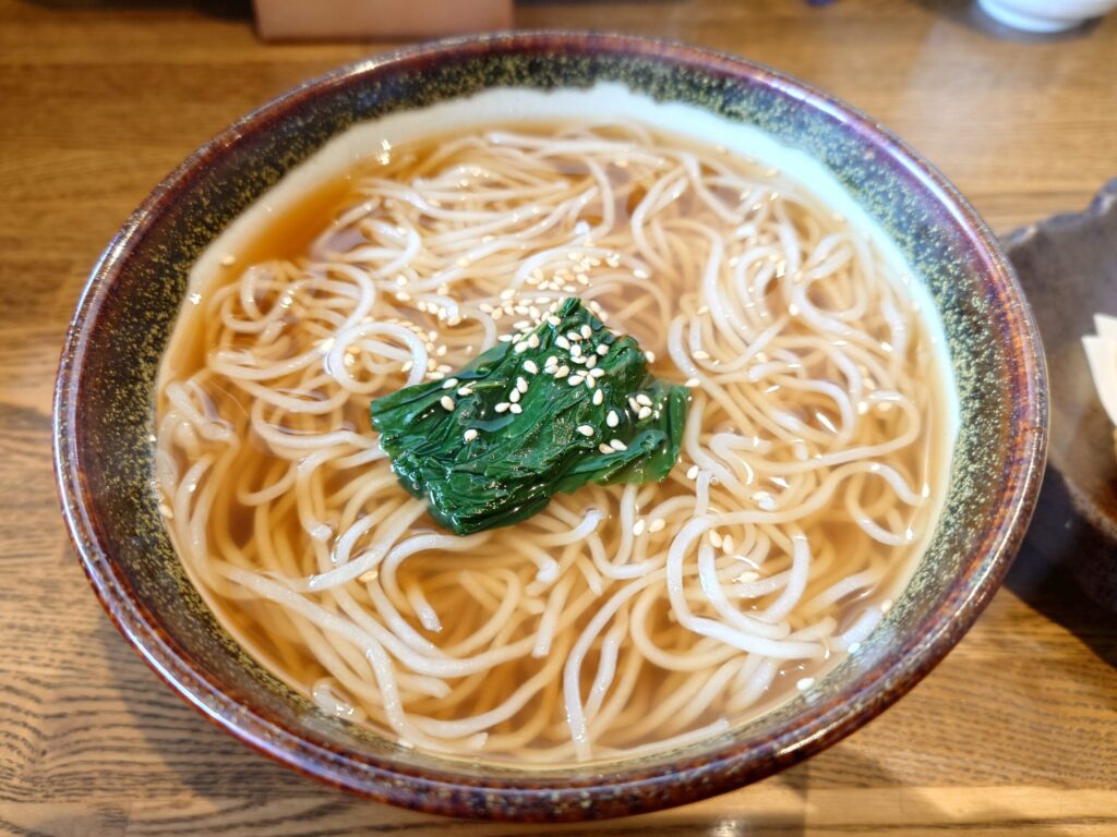 札幌市 白石区 北郷 白石駅 手打ちそばと天ぷら しゅん香 かけそば
