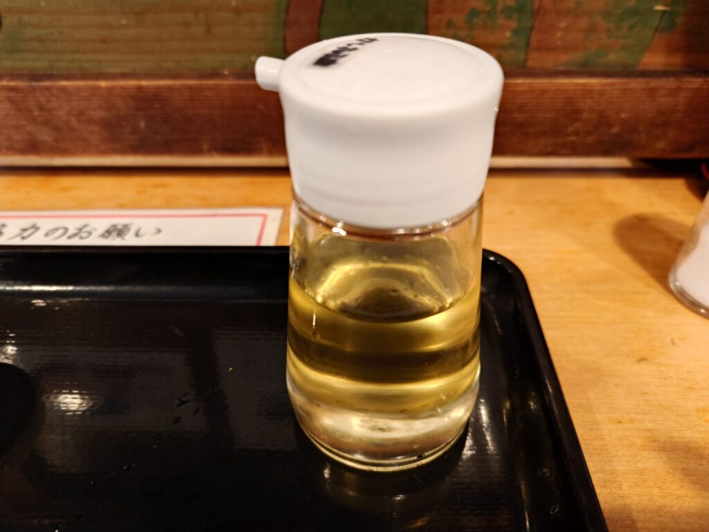 かしわ蕎麦専用油