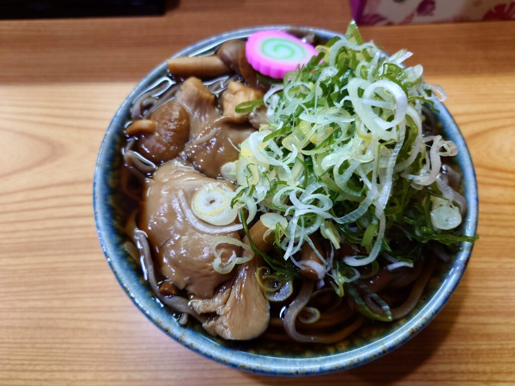 札幌市 東区 札幌駅 さっぽろ駅 ななめ通り 手打 入福 きのこそば