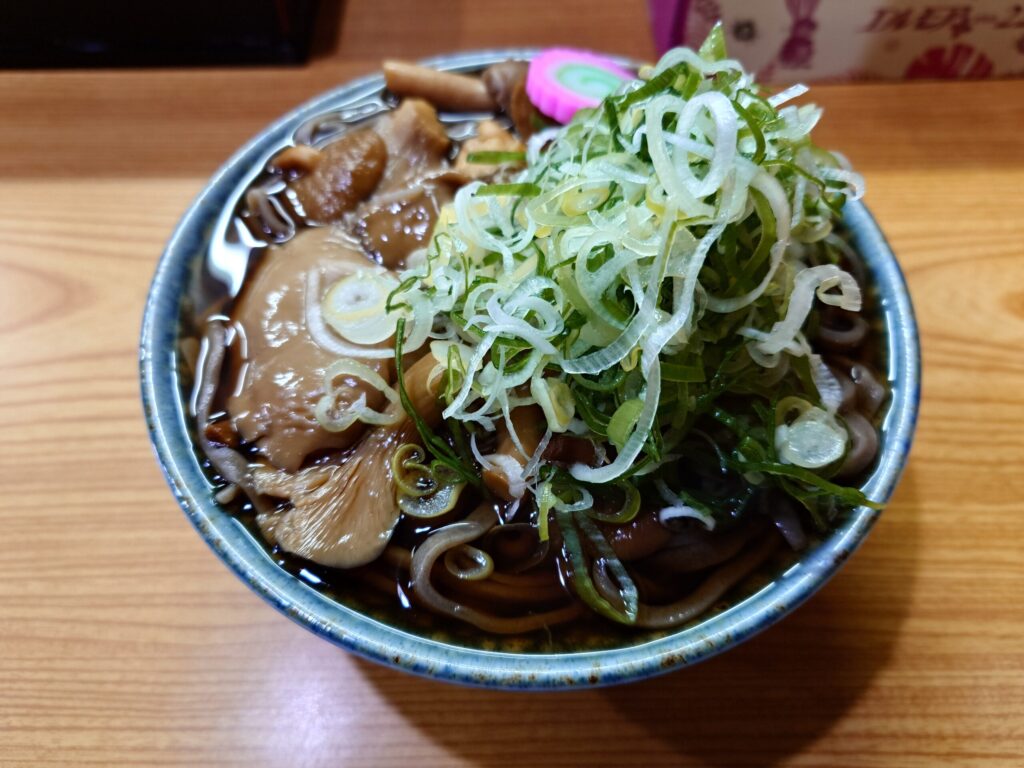 札幌市 東区 札幌駅 さっぽろ駅 ななめ通り 手打 入福 きのこそば