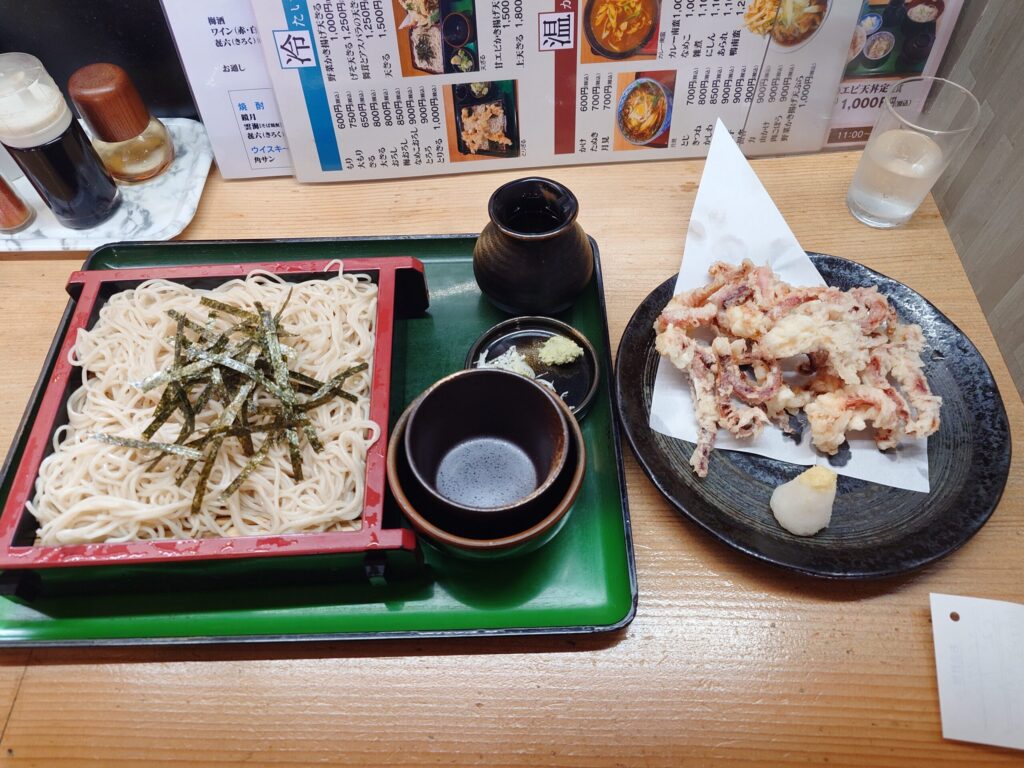 札幌市 東区 新道東駅 北31条東 東8丁目篠路通 更科本家 げそ天ざる