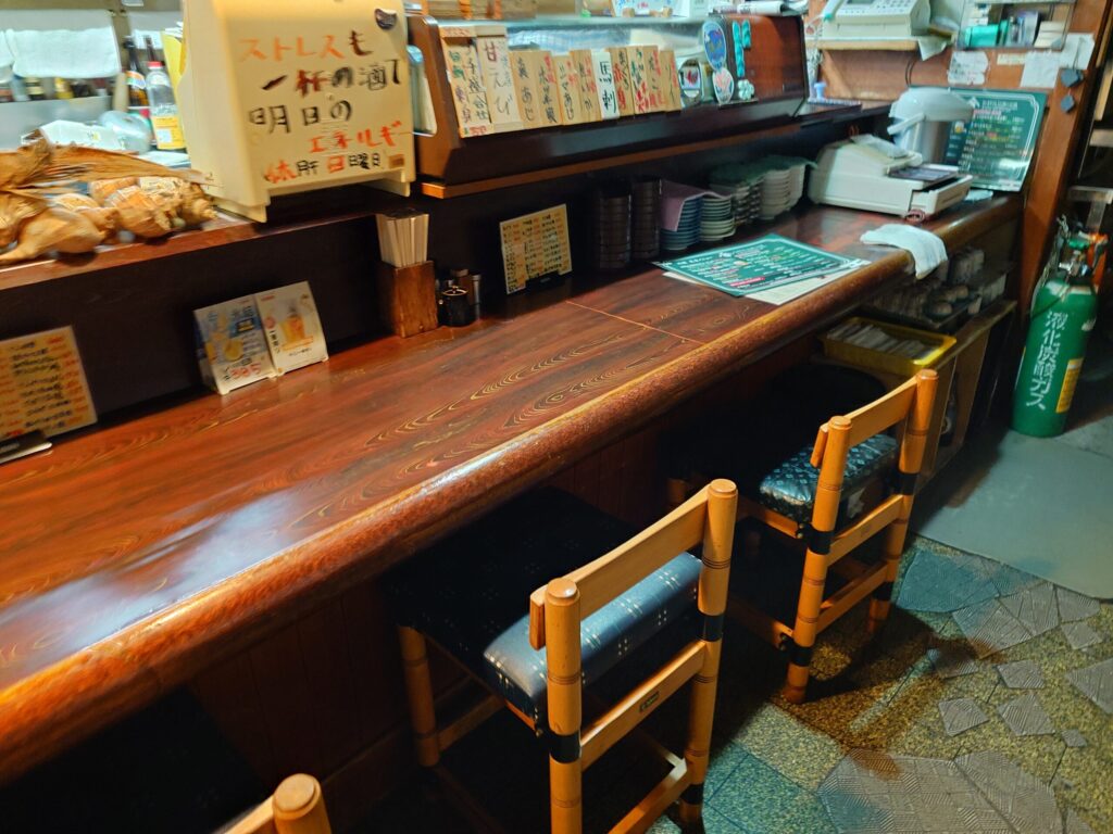 札幌市 中央区 西11丁目駅 南大通ビル 川瀬 カウンター席