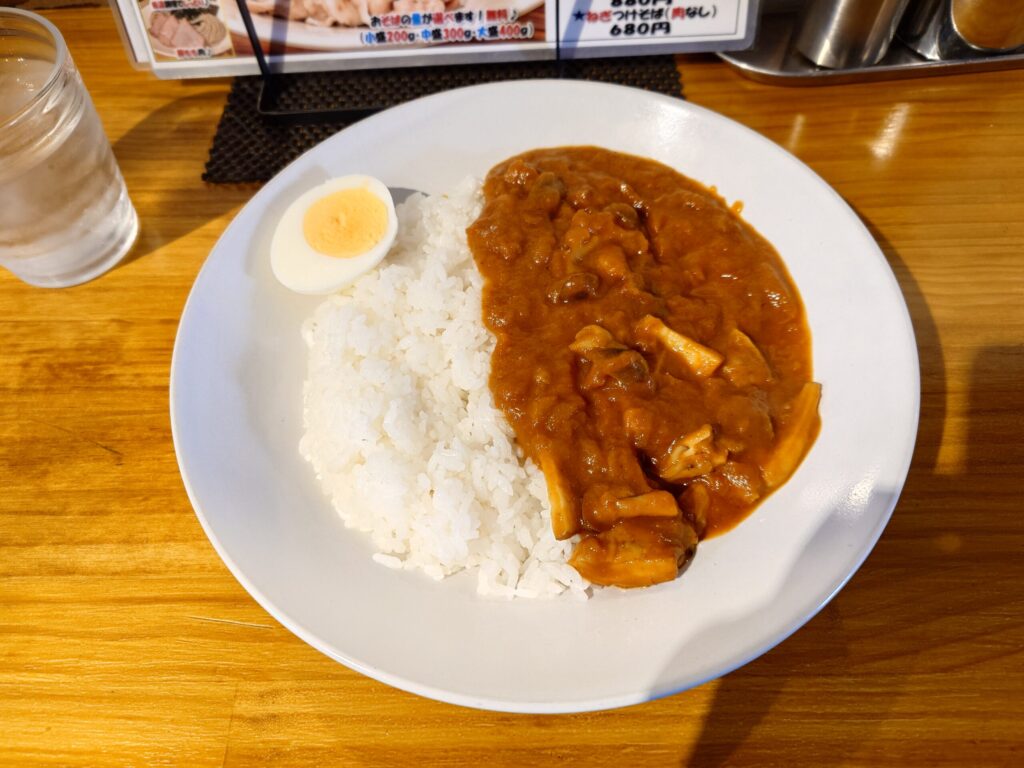 札幌市 北区 北大周辺 北24条駅 カリー屋 梵 bon チキンカレー+きのこトッピング