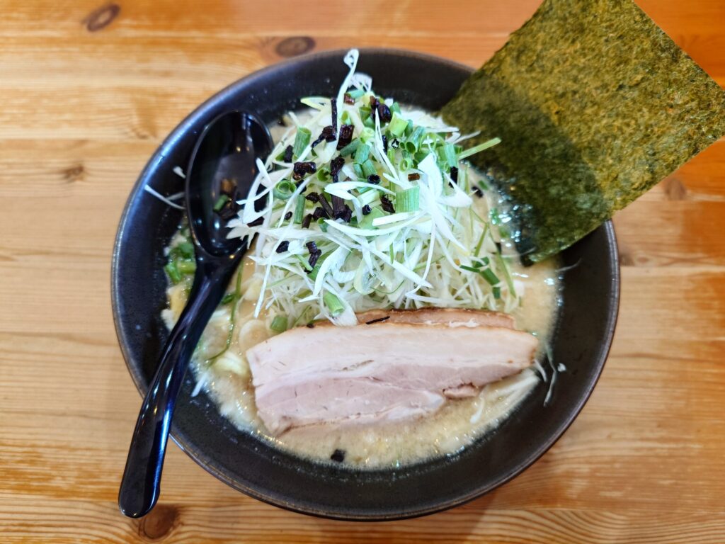 札幌市 東区 本町 環状通 麺や白 ネギらーめん（みそ）