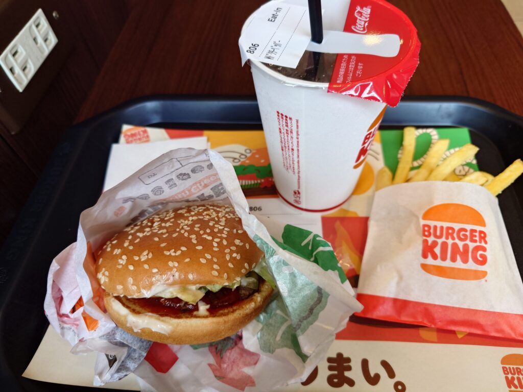 札幌市 白石区 白石駅 札幌江別通 道道89号 バーガーキング 札幌白石店 ワッパーJr.セット