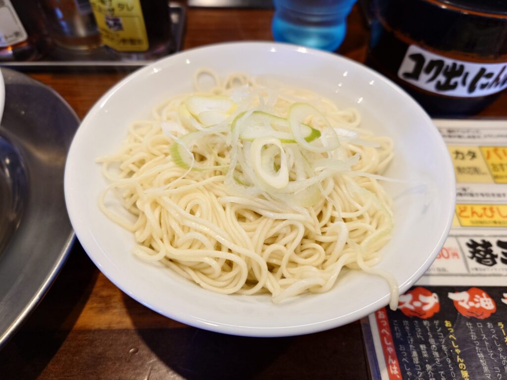 札幌市 東区 光星 東区役所前駅 環状通 旨らーめん おっぺしゃん北14条光星店 替え玉(カタ)