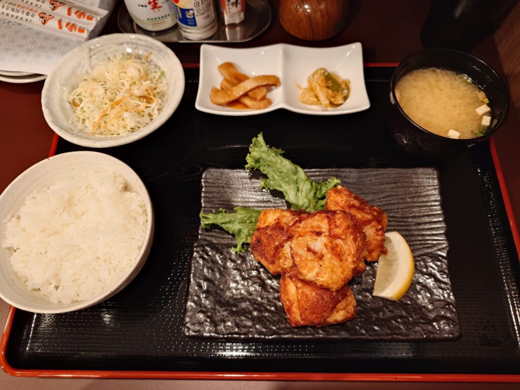 札幌市 東区 元町駅 伏古 つぼ八 伏古店 若どりザンギ定食