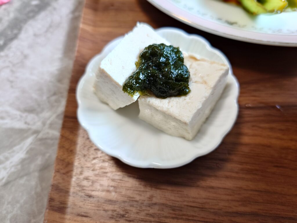 札幌市 東区 新道東駅 新道東・元町 東12丁目通り おうちご飯 EYOさん 冷奴