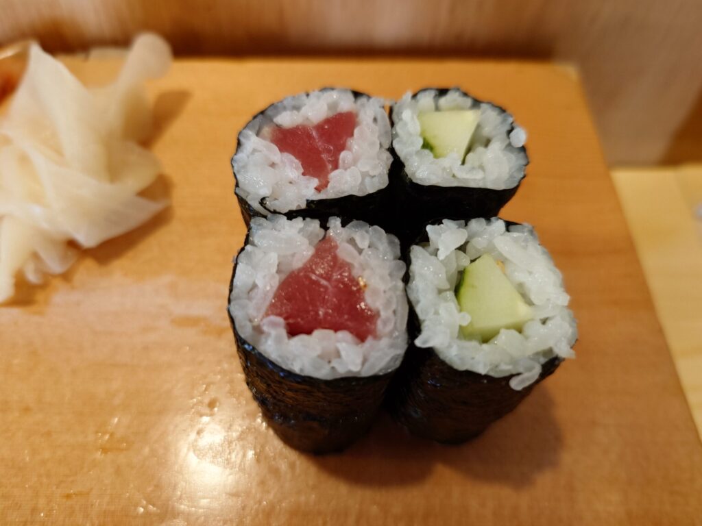 札幌市 東区 北18条駅 美香保 男鹿寿し 鉄火巻き・かっぱ巻き