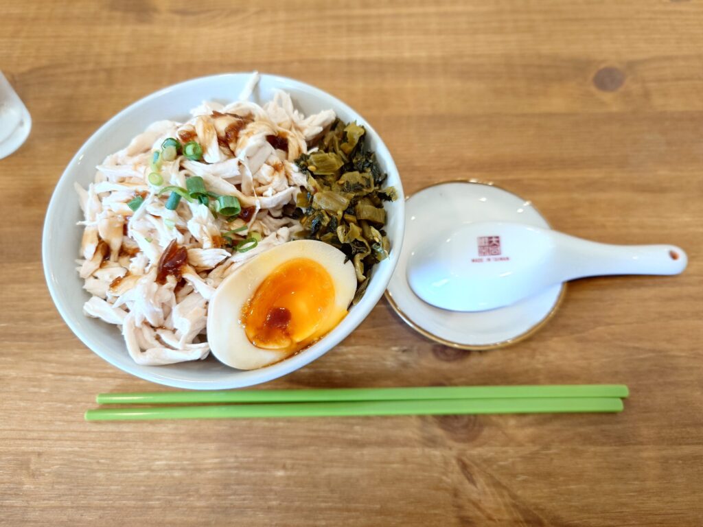 札幌市 北区 北24条駅 台湾料理 慢慢來 鶏肉飯