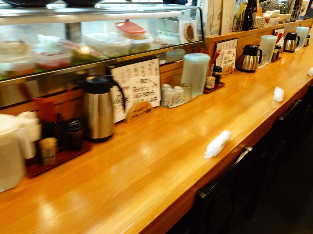 札幌市中央区 西11丁目駅エリアにある 【和処 さゝ木】のカウンター席