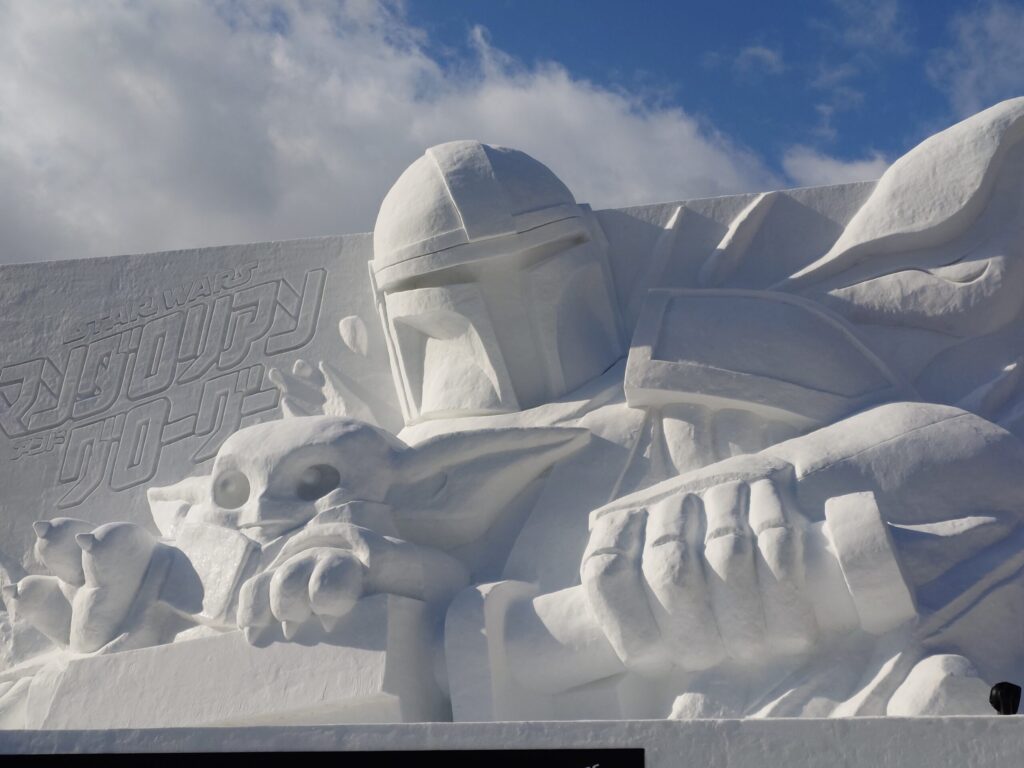 さっぽろ雪まつりのスターウォーズ