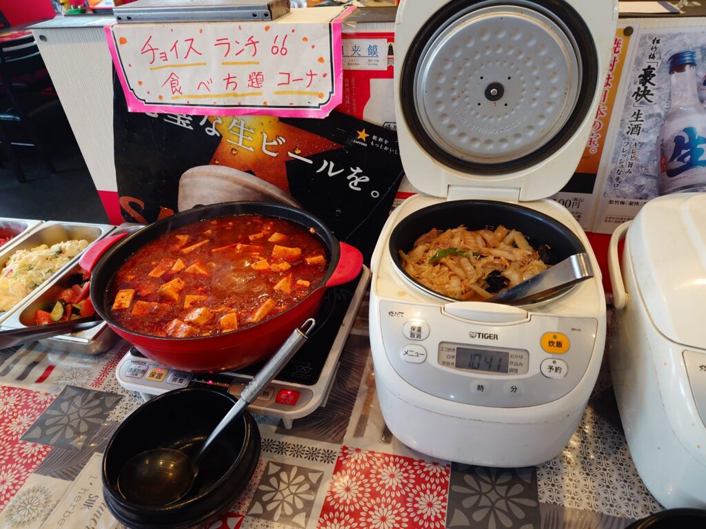 ビュッフェコーナー②