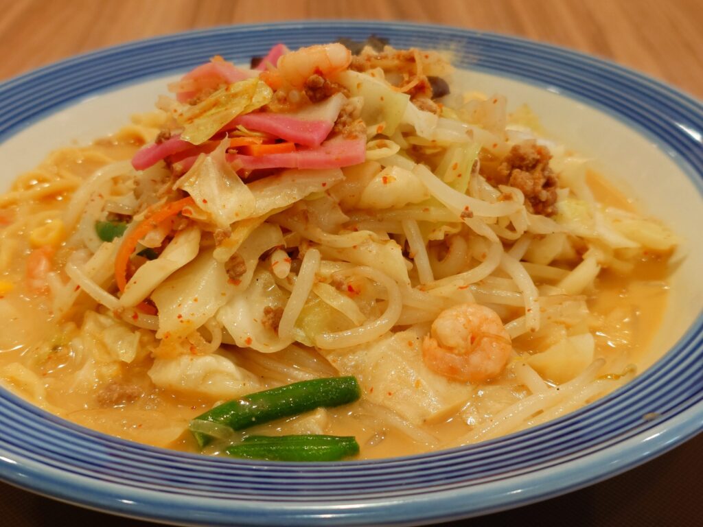 札幌市東区 札幌アリオのフードコートにある【リンガーハット アリオ札幌店】 の野菜増量