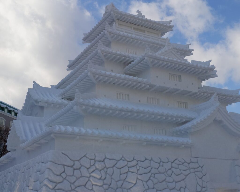 さっぽろ雪まつりの会津 鶴ヶ城