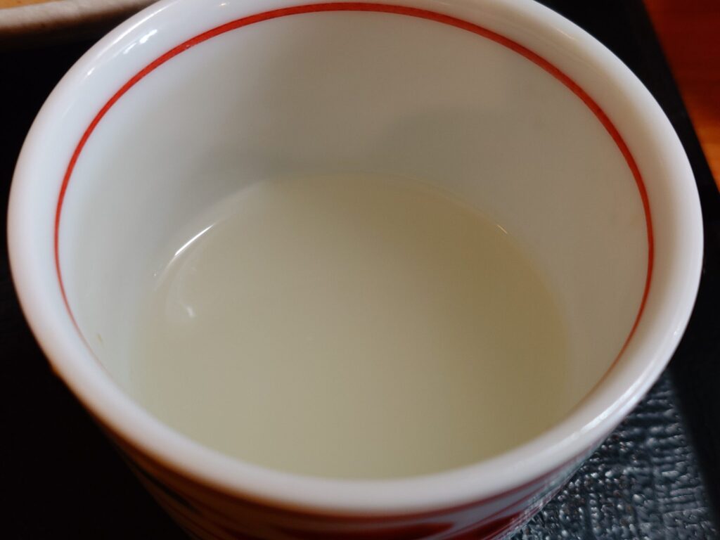 蕎麦湯