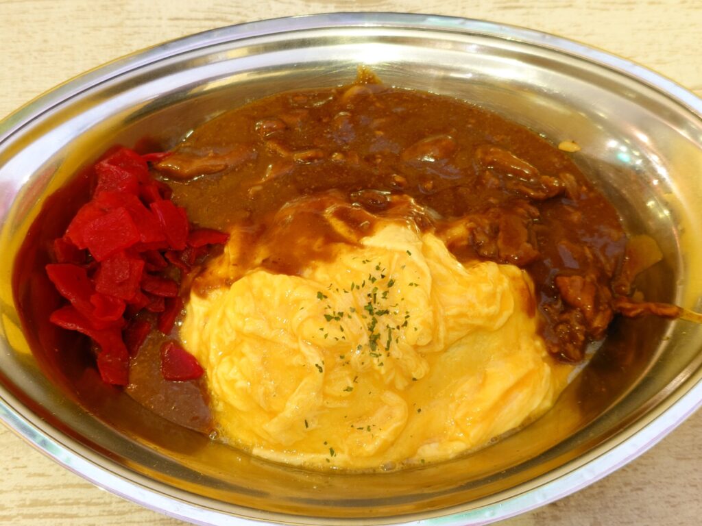 札幌市北区 北18条エリアにある2026年オープンの【懐古洋食 ハヤシ屋】のオムハヤシ