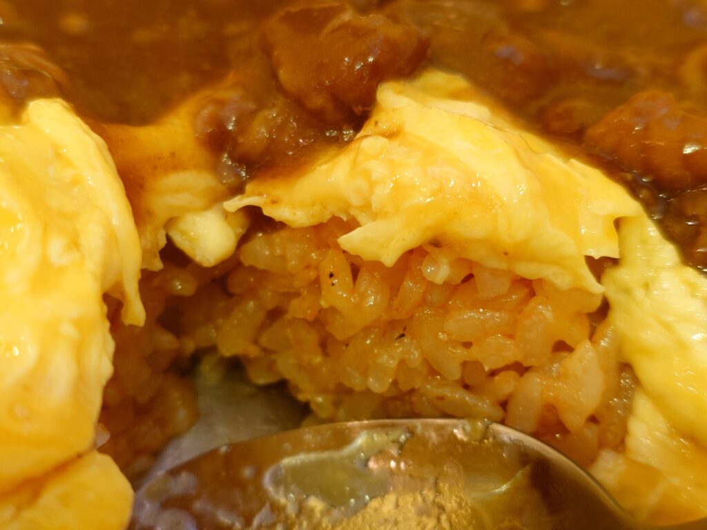 オムハヤシの断面